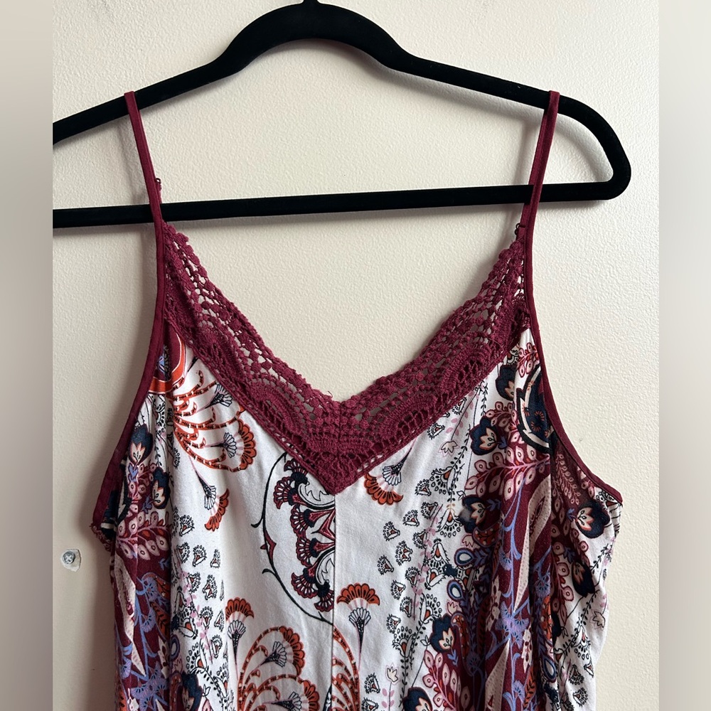 Xhilaration Vintage Y2K Paisley Summer Dress XXL - Picture 2 of 7